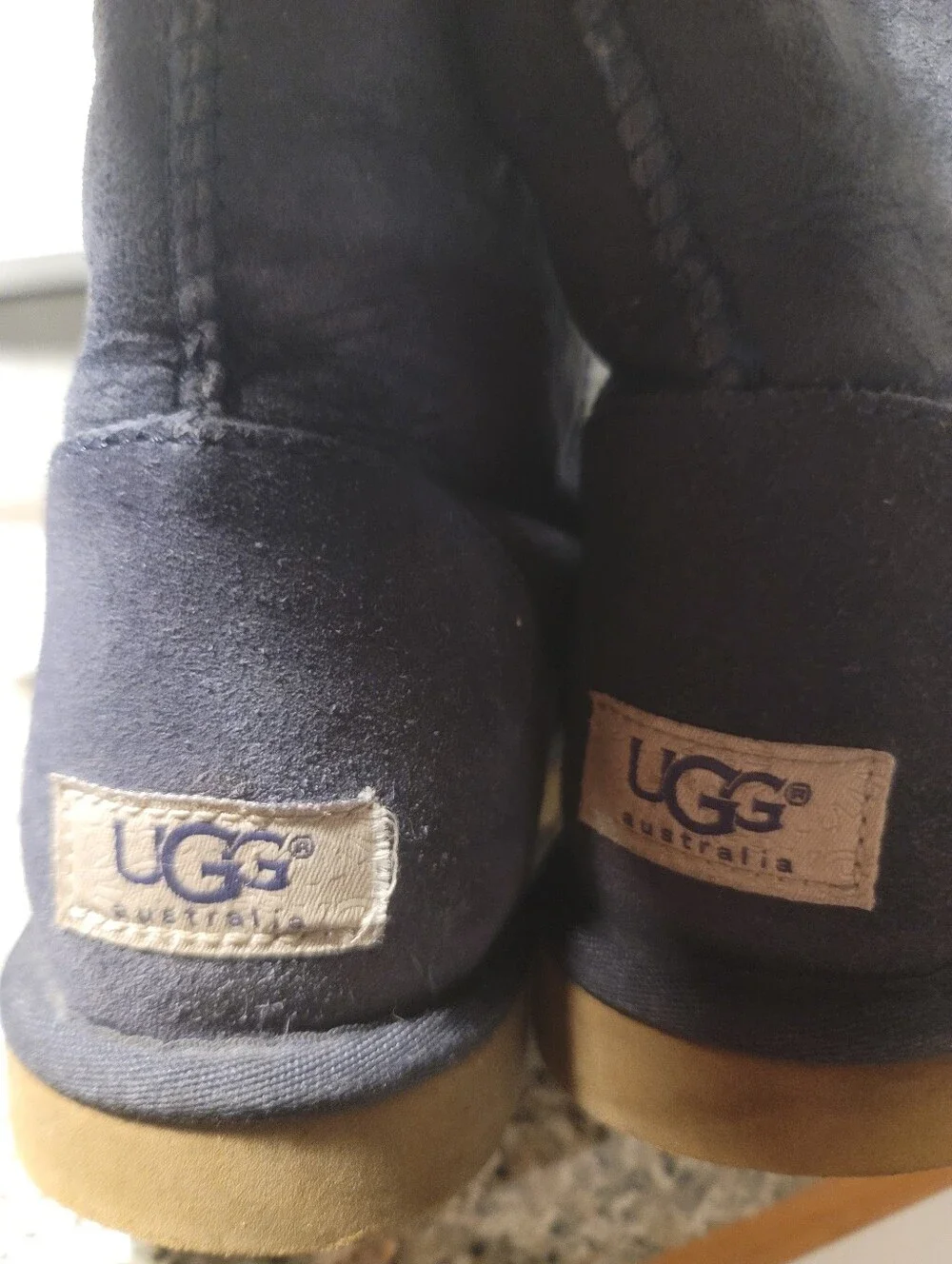 Classic Tall Suede Winter Boot - Navy